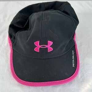 Under Armour Coldblack Women's Hat Gray w/ Pink UV Protection Sports Cap